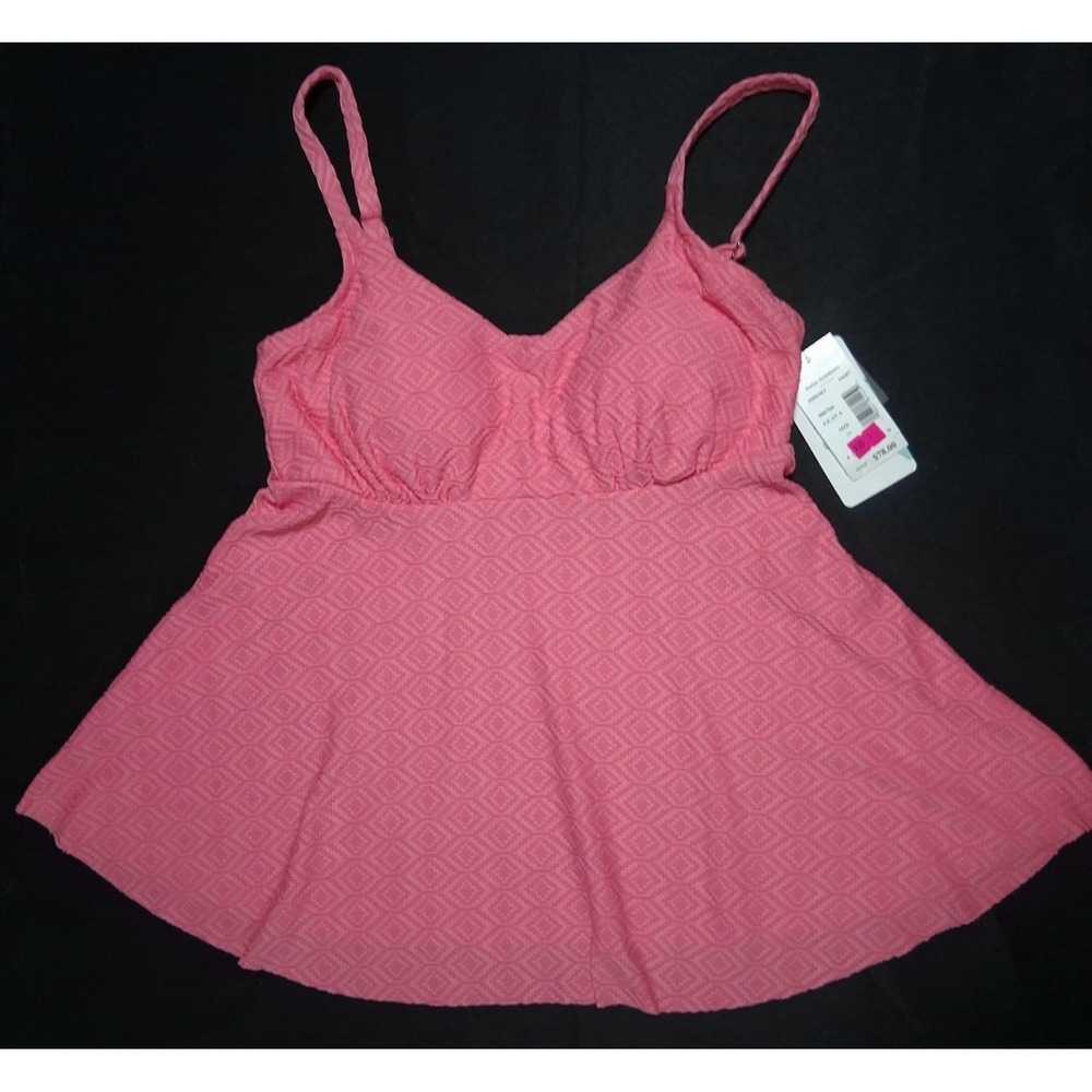 Swim Solutions Tankini Pink with underwire‎ support size 10
